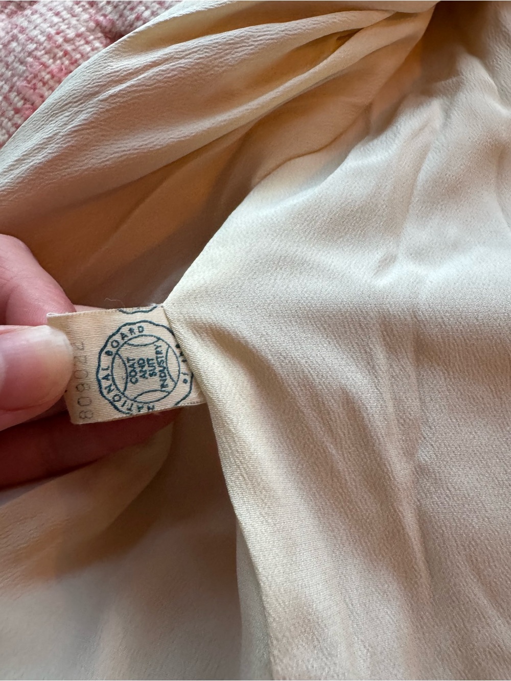 DUMAS 1960's Pink Tweed Button-Up Jacket - Picture 8 of 8